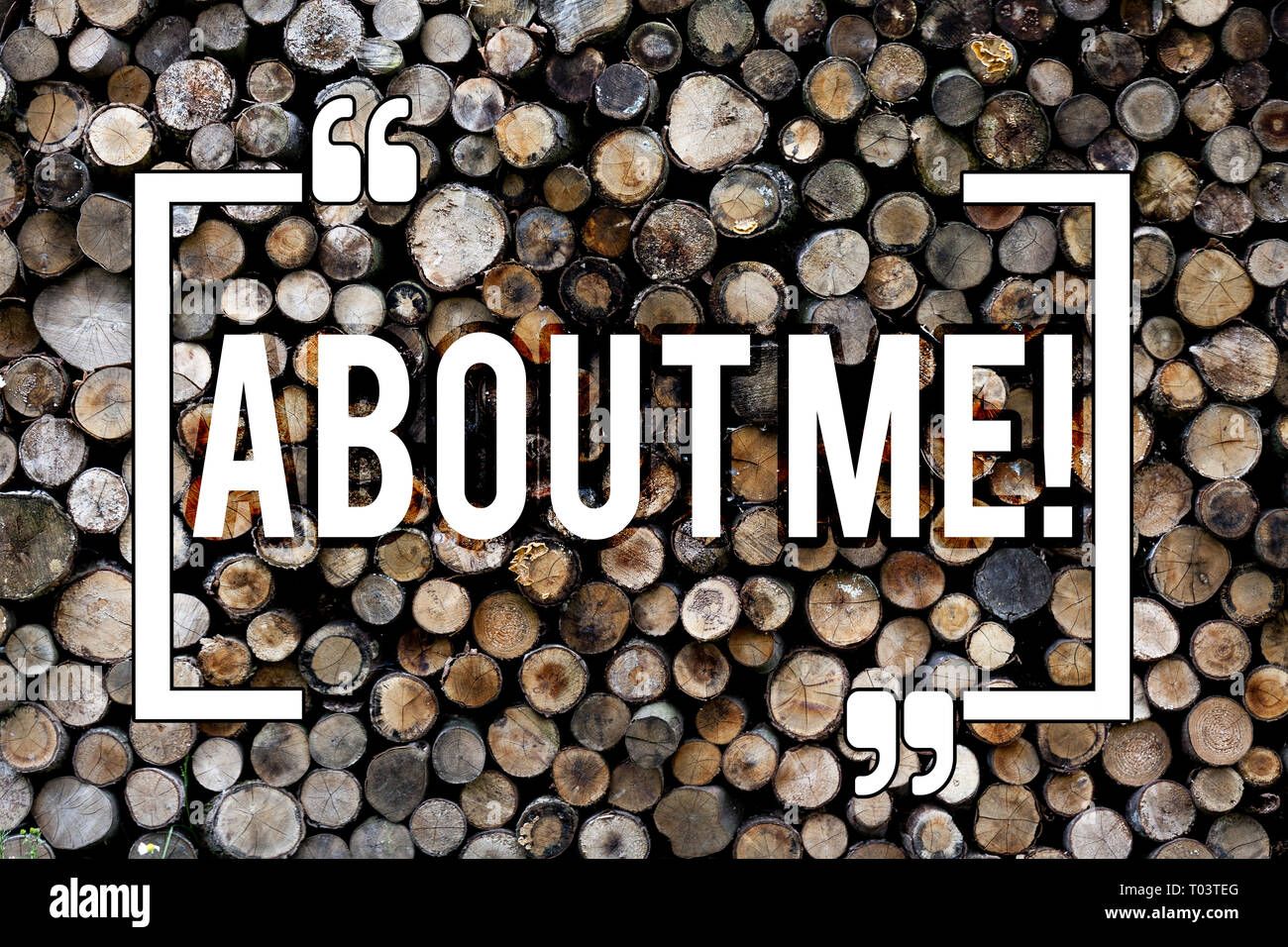 A random pic that shows its About me section